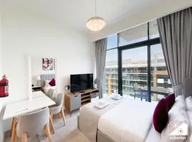 Serenity Studio with Balcony at Azizi Riviera