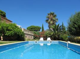 Villa La Pinède Les Issambres Golf de Saint Tropez - Vue mer panoramique de la piscine, hôtel à Roquebrune-sur Argens