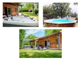 Chalet Cèdre - Les Chalets de Barruérot - Spa jacuzzi privatif