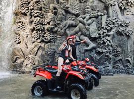 Combo adventures Quad Bike and White Water Rafting, boat in Ubud