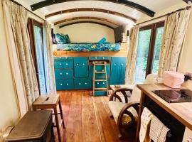 The Railway Carriage - Blue, Hotel in Glasbury