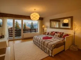 Studio cosy au calme avec terrasse vue sur Alpes