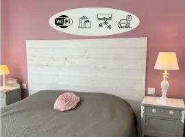 La maison Virginie appartements climatisés de 1 à 5 pers cosy hyper centre cour parking linge fibre proximité port lac canal piscine