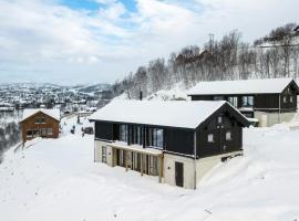 Bright And Modern Cabin, With Great Mountain View, villa in Vågsli