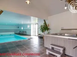 Maison de campagne avec Jacuzzi, Sauna, Wi-Fi et Jardin privatif - FR-1-496-52