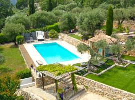 PLEN SOULEU High Standing Villa pool Jacuzzi Sauna and AirCo By Sunset, Hotel in Cabris