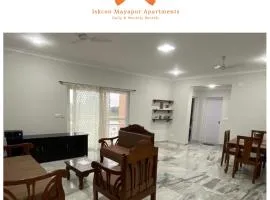 ISKCON Mayapur Apartments -Daily & Monthly Rentals - luxury Furnished 2 bedroom Apartment with PRIVATE ROAD to MAIN ISKCON TEMPLE