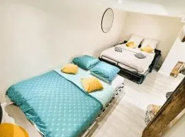 Studio cosy refait à neuf - proche aéroport et tram