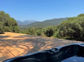 Lodge sous les oliviers، كابينة في بروبريانو