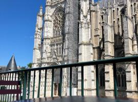 Lovely appartement vue cath&eacute;drale，博韋的便宜飯店