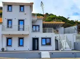 Villa Myrtia Mourteri just steps from the beach