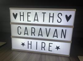 the heaths caravan hire Craig Tara, villa in Minishant