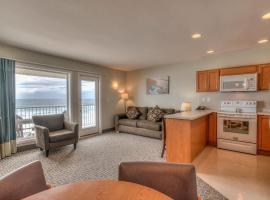 Beachfront Family Suite - Ocean View - Full Kitchen, cabana o cottage a Lincoln City