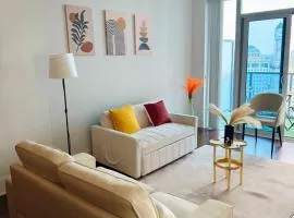 Modern 1BR Condo-Free Parking