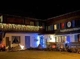 Nagelfluhhaus Hirsch, hotel v destinaci Gunzesried