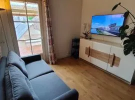 Studio Amboise, parking, terrasse et jardin