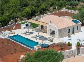 Fiscardo Luxury Stone Villa Amente, with sunset view!