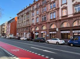 Zentrale 1 Zimmer Wohnung mit Küche、フランクフルト・アム・マインのヴィラ