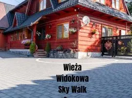 Gościniec U Ani - pod wieżą widokową Sky Walk, nieopodal szlaków na Polane Rusinową , Gęsią Szyje, Polane Zgorzelisko , Tarasówke i Palenice