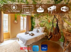 L’Aventurier Évasion : Spa avec Jacuzzi et Massage, hotel s vířivkou v destinaci Vierzon