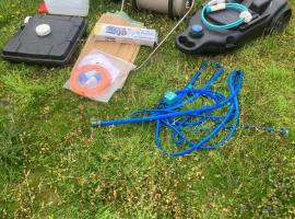Caravan, campsite in London