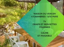 Le Verger de Jouère à Ribiers - Paisible - 10 personnes