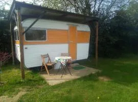 Unique 70s caravan, calm and relaxed