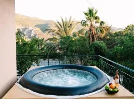 Villarose HotTub sunset view