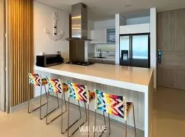 Apto Deluxe/Piscinas/Acceso a Playa. RMG32 WaiBlue