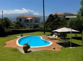 Green paradise with Etna view