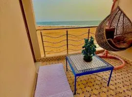 Beachfront Family House With Ocean View at Imi ouadar 10mn from Taghazout