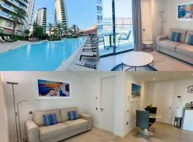 Modern Luxury Studio with Balcony Pool and Parking