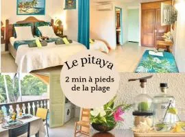 LE PITAYA à 2 min à pieds de la mer