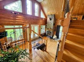 Chalet L'Apéro du Bois-Rond - Spa, billard & bord de la rivière Batiscan