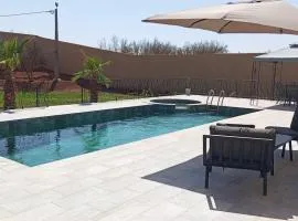 Villa moderne avec grande piscine sans vis-à-vis Berkane Saïdia
