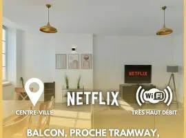 Spacieux Centre-ville Balcon