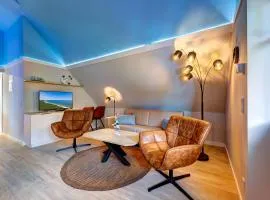 Dünenhaus Ückeritz UnserUsedomDe FeWo ca80qm mit privater Sauna und Kamin Parkplatz direkt am Strand 2I3