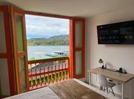 Apartamento en el parque principal con vista a la represa