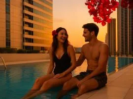 Keyrock Damac Maison Privée - Studio in Business Bay with Pool, Gym & Free Parking