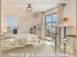L'Oiseau Bleu Vue et Piscine