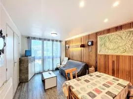 Appartement rénové, accès direct pistes, piscine, animaux admis - FR-1-267-228