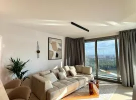 Eurovea Tower, 27th floor apartment, free parking