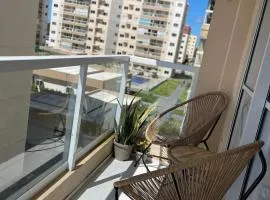 Apartamento aconchegante com piscina à 4km da Praia de Aruana