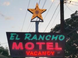 Viesnīca El Rancho Motel pilsētā Bišopa