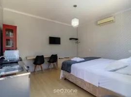Estúdio Modernos em Condomínio com Piscina em Floripa - ASK