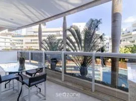 Apto c/ Churrasqueira em Cond. c/ Piscina BRI0102