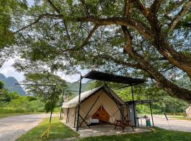 Glamping at Xscape Tambun, luxury tent in Ipoh