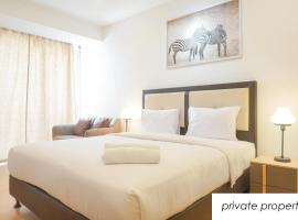 Warm Aston Bellevue HOTEL Apartment - SMART TV, alojamiento con cocina en Yakarta