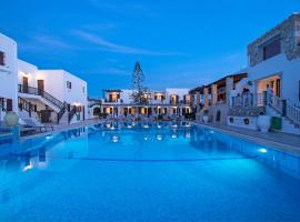 Contaratos Beach Hotel, hotel with jacuzzis in Naousa