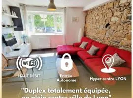 Duplex central à Lyon pour 5 personnes